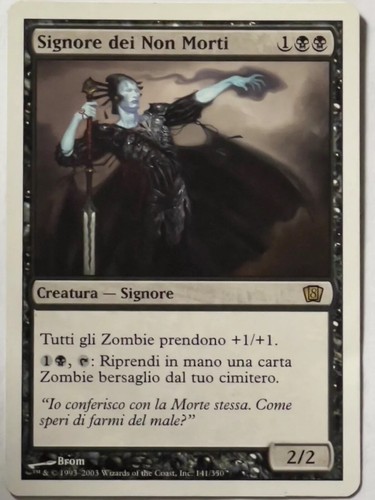 MTG Lord of the Undead 8th Edition Italian Edition - Picture 3 of 3