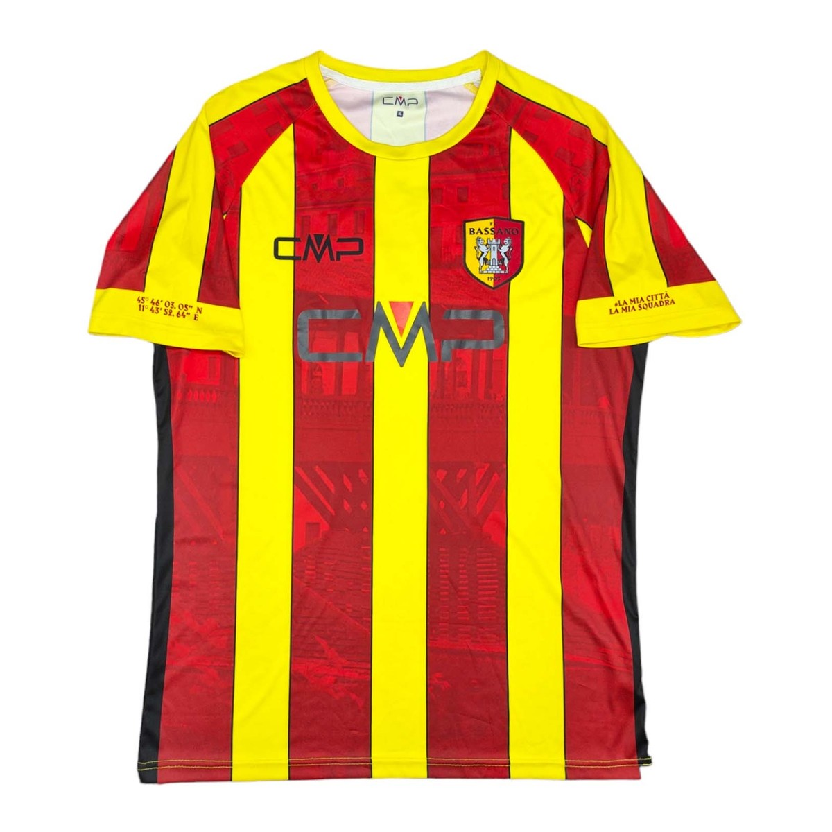 MAGLIA bassano virtus calcio CMP XL 2020-21 INDOSSATA MATCHWORN SHIRT  FOOTBALL