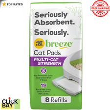  1 pack Purina Tidy Cats Breeze Absorbent Cat Litter Pads, 24/7 Odor Control