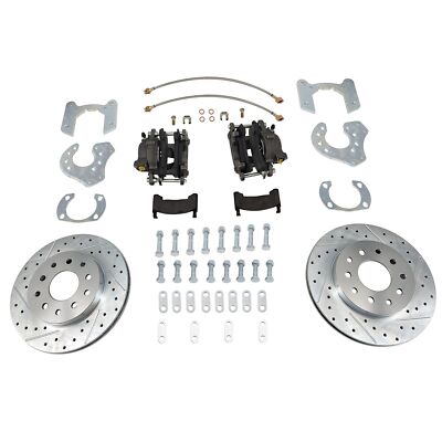 Rearend Old& New style Rear Disc Brake Kit Bolt-On Universal Kit for Ford 9 Inch