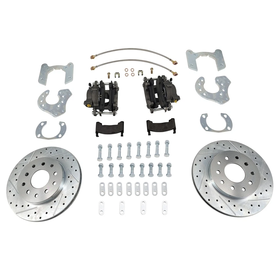 Rearend Old& New style Rear Disc Brake Kit Bolt-On Universal Kit For Ford 9 Inch Foto 3 de 4