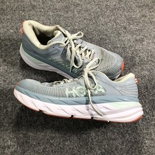 Hoka One One Bondi 7 Blue Fog Blue Glass Athletic Running Sneakers Women  s 9