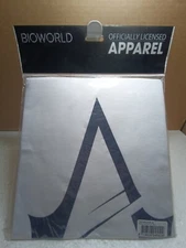 Assassin's Creed LOGO T-shirt White (S), Bio World, ORIGINAL Licensed **NEW**