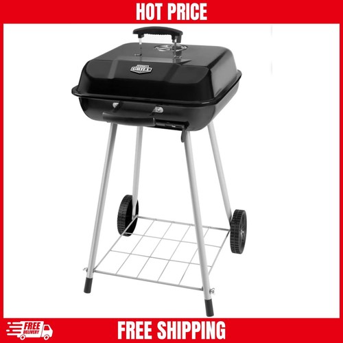 Expert Grill 17.5" Charcoal Grill with Wheels, Black, New