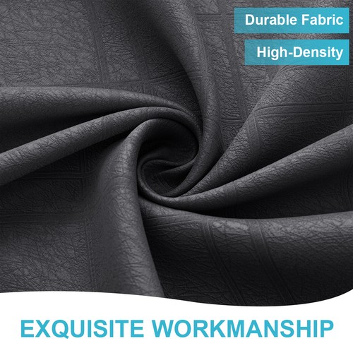 2024 Waterproof Outdoor Curtains 3D Texture Thermal Insulated Sun Blocking Drape - Picture 18 of 102