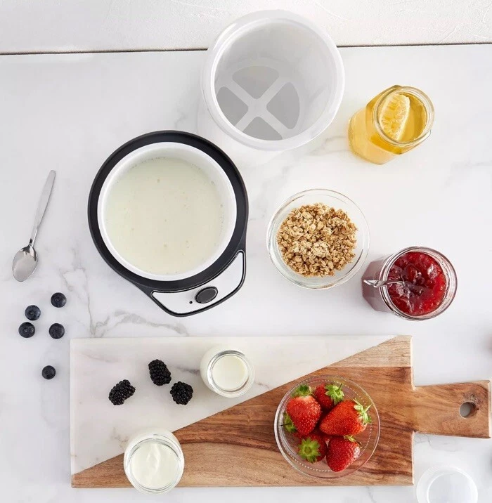 Máquina de fazer iogurte grego – com filtro e receitas incluídas, 1,8L, VonShef - Imagem 4 de 4