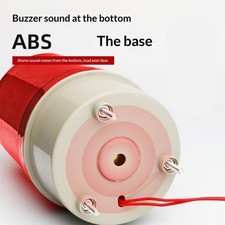 Multiple Voltage Sound Alarm Rotating Light Safe Alerts for Emergency Situation