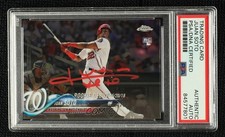 PSA/DNA 2018 Chrome Update Rookie Debut Juan Soto Certified Authentic Auto 1s4s