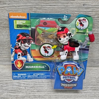 Spin Master Marshall PAW Patrol Mission PAW Action Figure Mission Card New