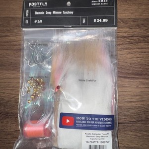 Fly Tying Kit - Slammin Deep Minnow Tanchovy #2/0