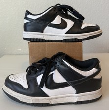 Nike Dunk Low Black White  Panda  GS Youth Size 3.5Y CW1590-100