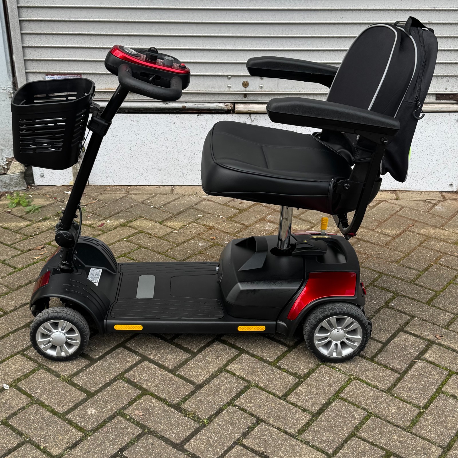 Ableworld Jolly Boot 4mph Travel Mobility Scooter Red with Charger Basket Manual photo 18