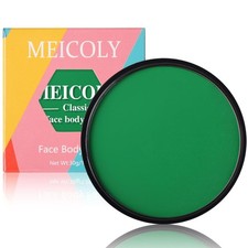 Washable Green Face Body Paint for St Patricks Day Accessories, Green Body Paint