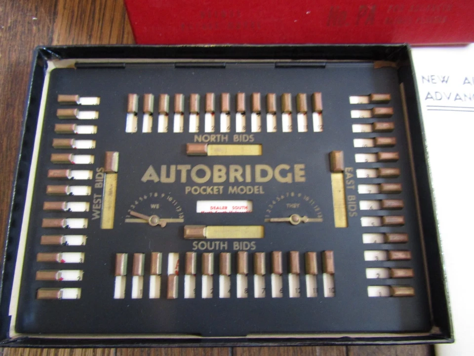 Vintage 1948 Autobridge Company NYC- Autobridge Bridge Card Game- Made in USA - Image 2 of 4