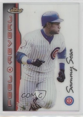 1999 Topps Finest Peel & Reveal Hyperplaid Sammy Sosa #PR3 7xr