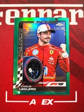 CHARLES LECLERC 2025 Topps Chrome Formula 1 F1 #118 Teal Refractor 166/299
