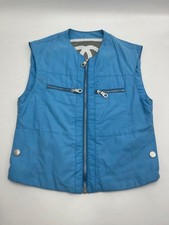 USED CHANEL VEST, SPORT LINE, COCO MARK, LIGHT BLUE, SIZE 36, TOPS ACCEPTABLE