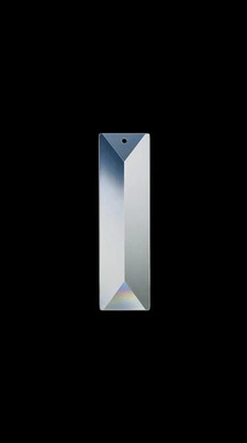 Asfour Crystal Suncatchers Coffin Stone 3in Rainbow Maker Prism #611 (1-Hole)