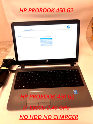 HP PROBOOK 450 G2 I7-7500 2.40 GHz NO HDD NO CHARGER LAPTOP