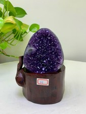 Esemplare di cristallo di quarzo geode geode ametista naturale da 2,4 libbre