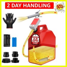 2026-Fuel Transfer Pump - 3.8 Gpm Battery Powered by Auto-Stop, 51-Inch Hose,...