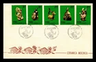 Dr Jim Stamps Peru Ceramica Mochica 5V Set 1972 First Day Cover