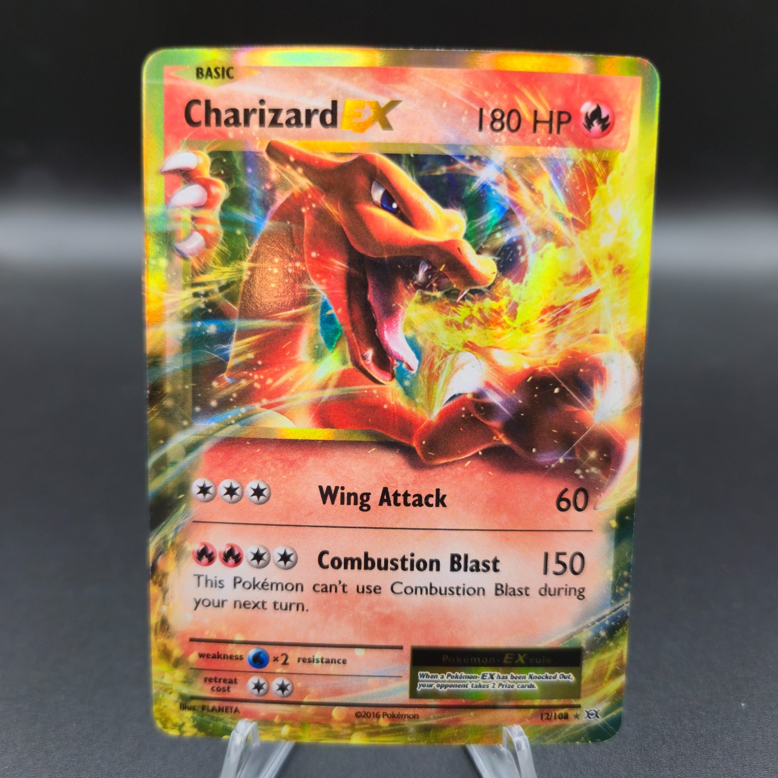 Charizard EX 12/108 Pokemon Card - XY Evolutions - NM