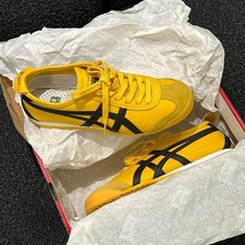 Image of New Tiger 1183C102-751 Onitsuka BLACK With ShoesYELLOW 66 2026 MEXICO Box HOT UK