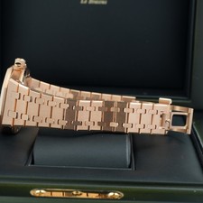 2022 Audemars Piguet Royal Oak Chronograph 38mm Blue Rose Gold Complete Set 10