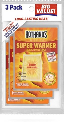 HotHands Body & Hand Super Warmers - Long Lasting Safe Natural Odorless Air Acti