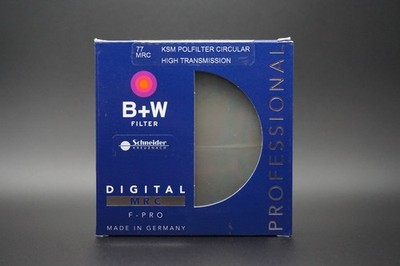 B+W 77mm High Transmission Kaesemann Circular Polarizer CPL Filter Brand New