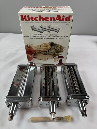 Kitchenaid 3 Piece Pasta Roller Cutter Set-See Pics + Description for Issue
