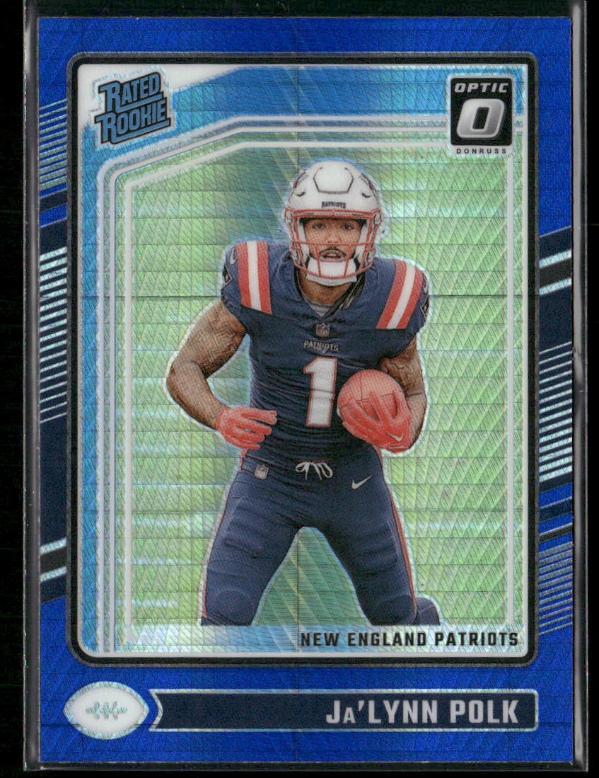2024 Donruss Optic #240 Ja'Lynn Polk Blue Hyper