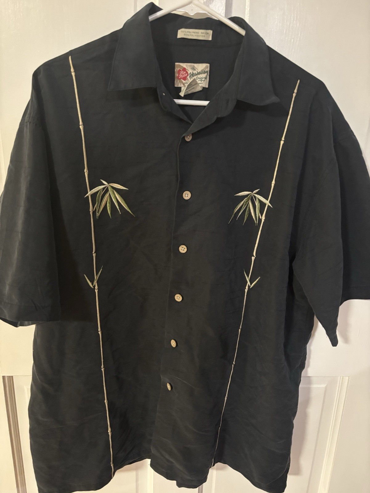 vintage hilo hattie hawaiian shirt mens medium