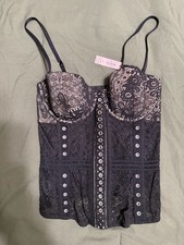 Vintage Victoria  s Secret Lace Bustier Corset NWT Rare HTF