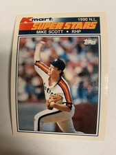 1990 Topps Kmart Super Stars Mike Scott Houston Astros