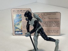 VINTAGE GI JOE ARAH TORPEDO 1983 COMPLETE WITH CARD HASBRO