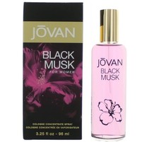 Jovan Black Musk by Coty 3.25 oz Cologne Concentrate Spray for Women New In Box