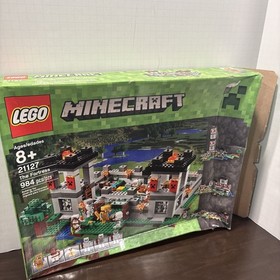 LEGO Minecraft 21127 The Fortress 984 Pieces Open Box Sealed Bags Retired