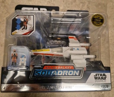 Star Wars Micro Galaxy Squadron Luke Skywalker X-Wing 5000 CHASE HERA Card Back