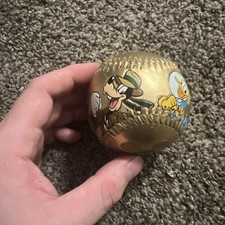 Disneyland 50th anniversary gold baseball