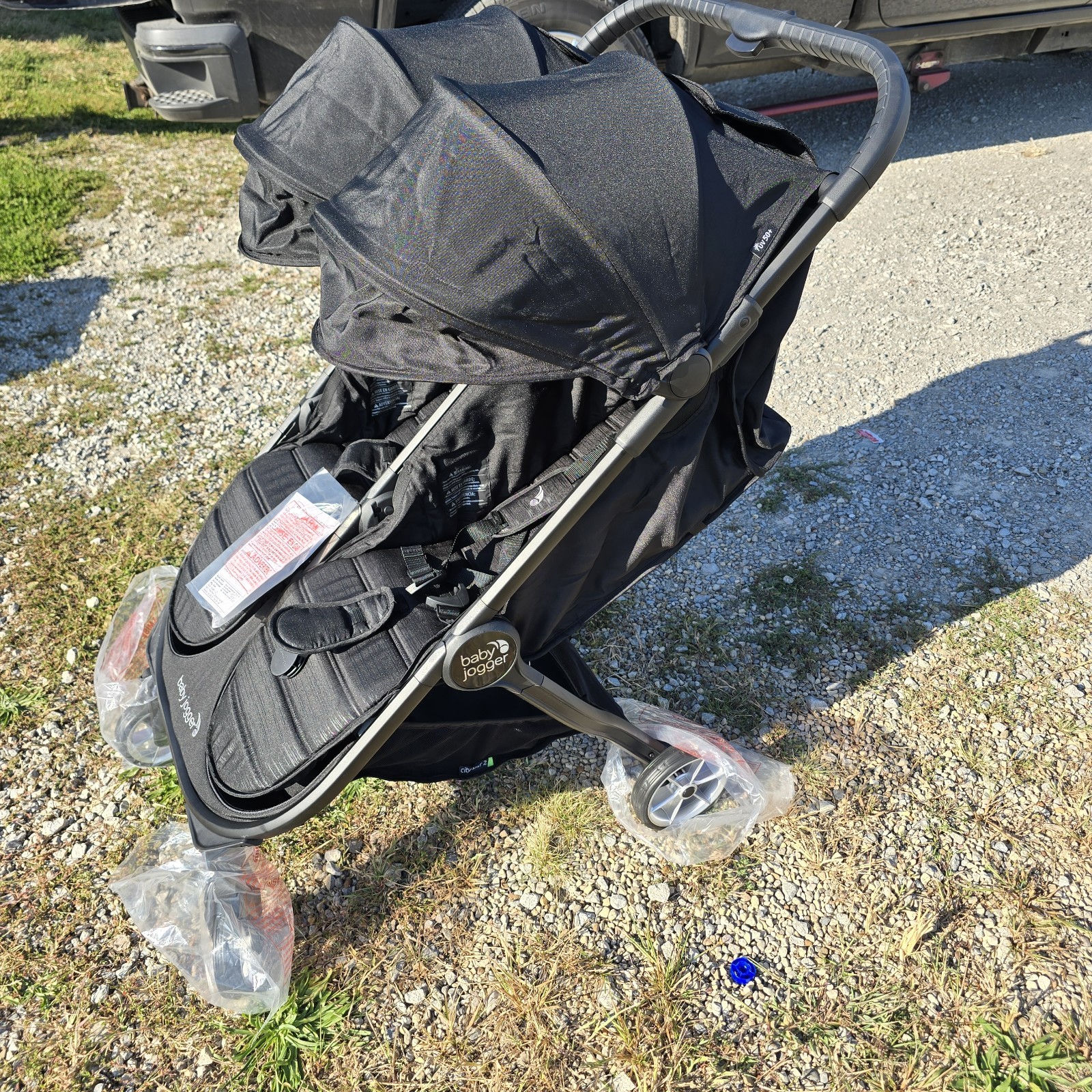 OPEN BOX NEW Baby Jogger City Tour 2 Double Stroller Black 