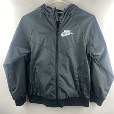 Boys Nike Sportswear Windrunner 850443-011 Black/White Size M MSRP; 65