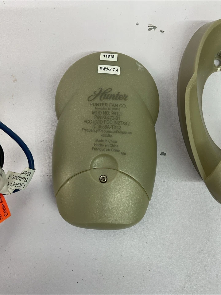 Hunter Fan 99121 Replacement Remote Control   434MHz - Image 3 of 4
