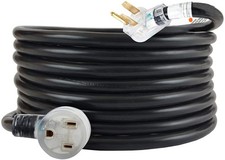25FT 220V 50AMP Welder Extension Cord, 8 Gauge Heavy Duty Industrial NEMA 6-50 W
