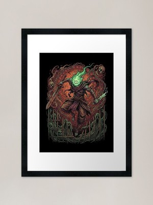 Dead Cells The Prisoner T-Shirt | B Framed Wall Art Poster Canvas Print Picture