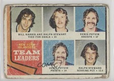 1974-75 Topps Team Leaders Billy Harris Bill Ralph Stewart Denis Potvin HOF 0cf3