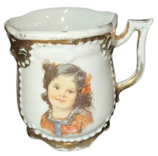 Antique MADE IN GERMANY Porcelain CUP W/ CHILD