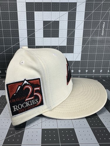 Colorado Rockies eng anliegende Mütze 7 5/8 (cremefarben) (kupferfarbener Boden) - Bild 2 von 5