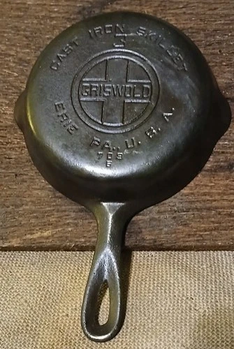 Vintage Griswold Large Block Logo  709 B Skillet Smooth Bottom No. 3 💥$105💥
